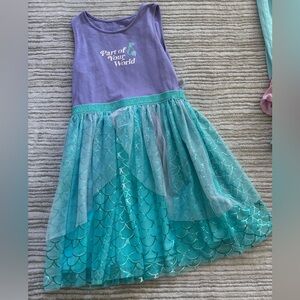 Disney The Little Mermaid Purple Dress